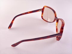 Vintage Midcentury Flavel Tortoise Wrap Around Mask Sunglasses 1960's France