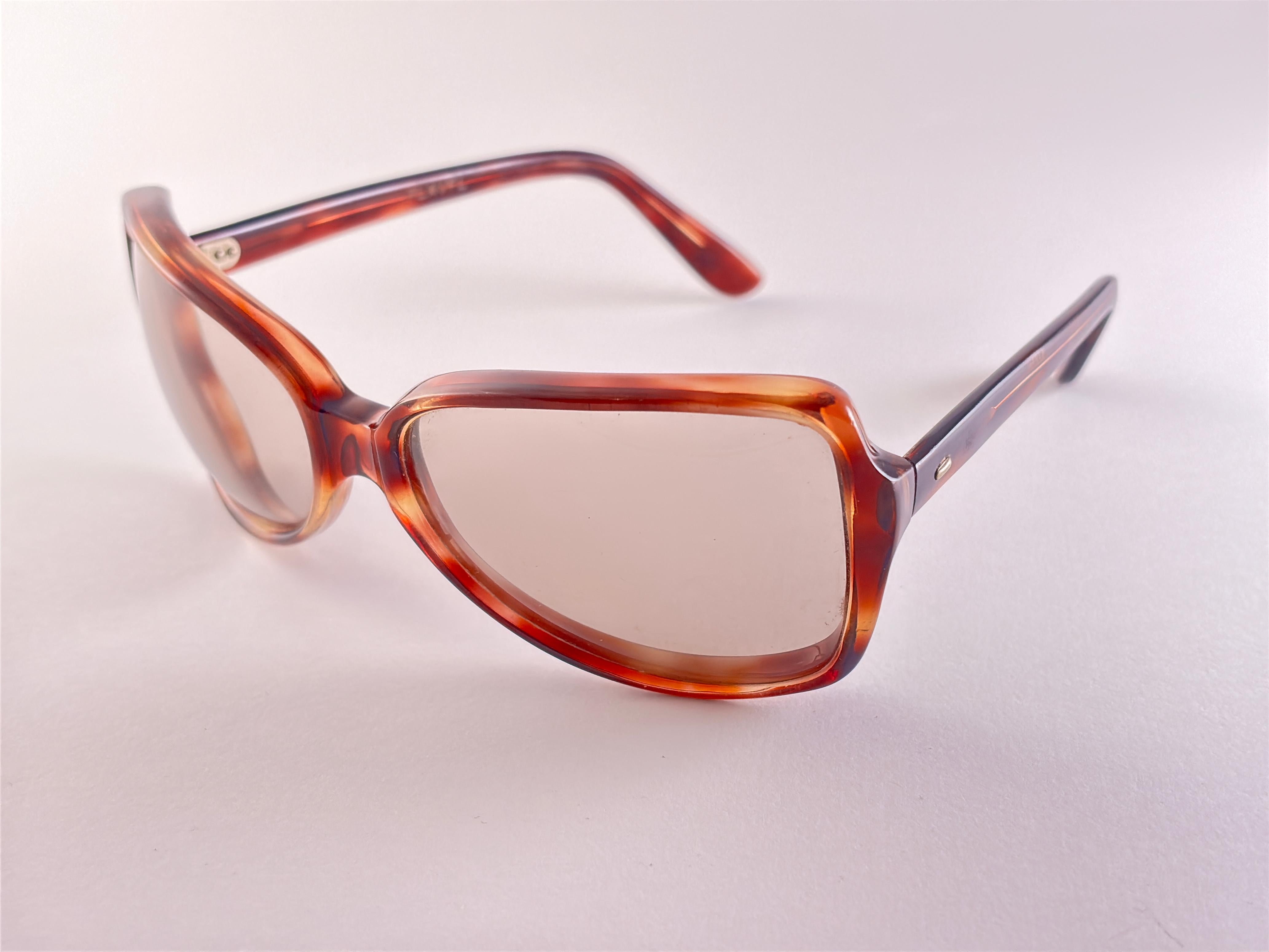 da uomo o donna Occhiali da sole a mascherina Flavel Tartaruga Vintage Midcentury 1960's France in vendita