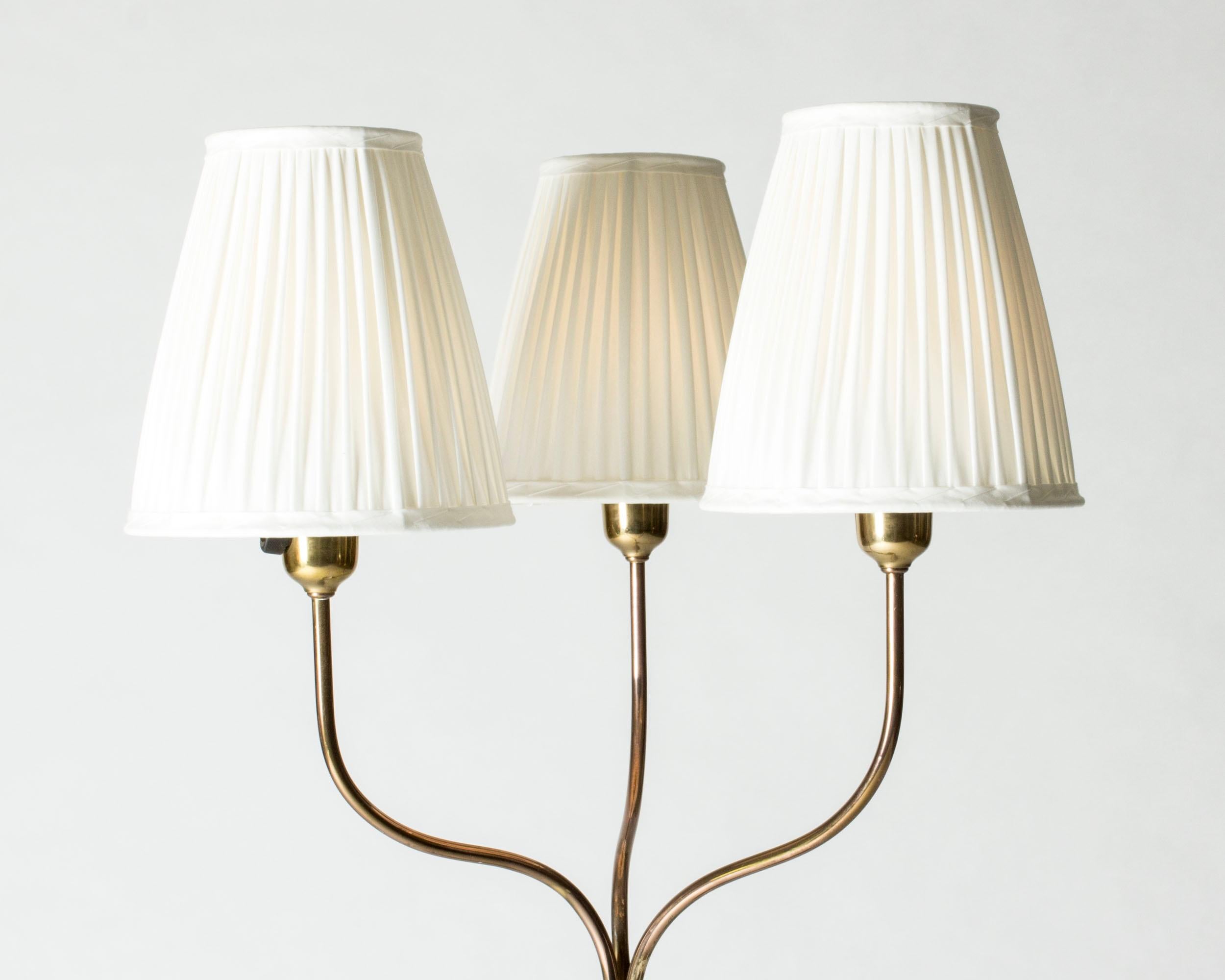 Vintage Midcentury Floor Lamp by Josef Frank, Sweden, 1950s In Good Condition For Sale In Stockholm, SE
