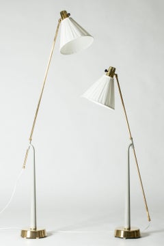 Vintage Midcentury floor lamps, Hans Bergström, Sweden, 1950s