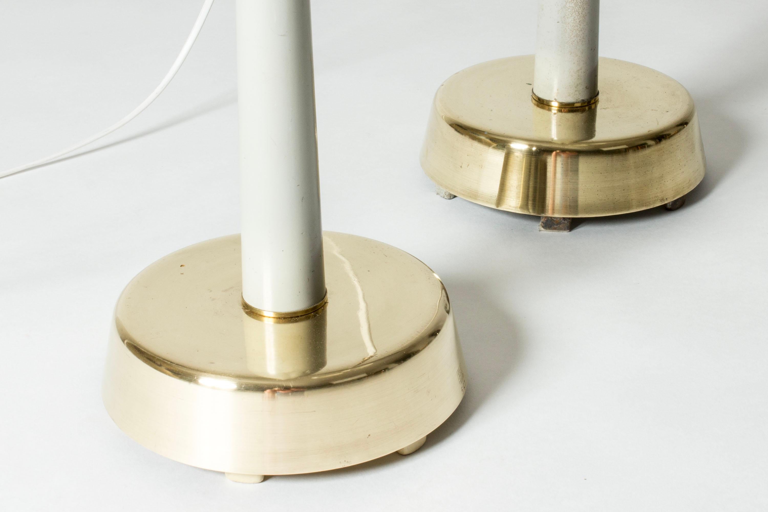 Vintage Midcentury floor lamps, Hans Bergström, Sweden, 1950s In Good Condition For Sale In Stockholm, SE
