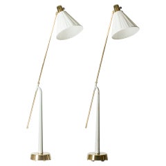 Lampadaires Vintage Midcentury, Hans Bergström, Suède, années 1950