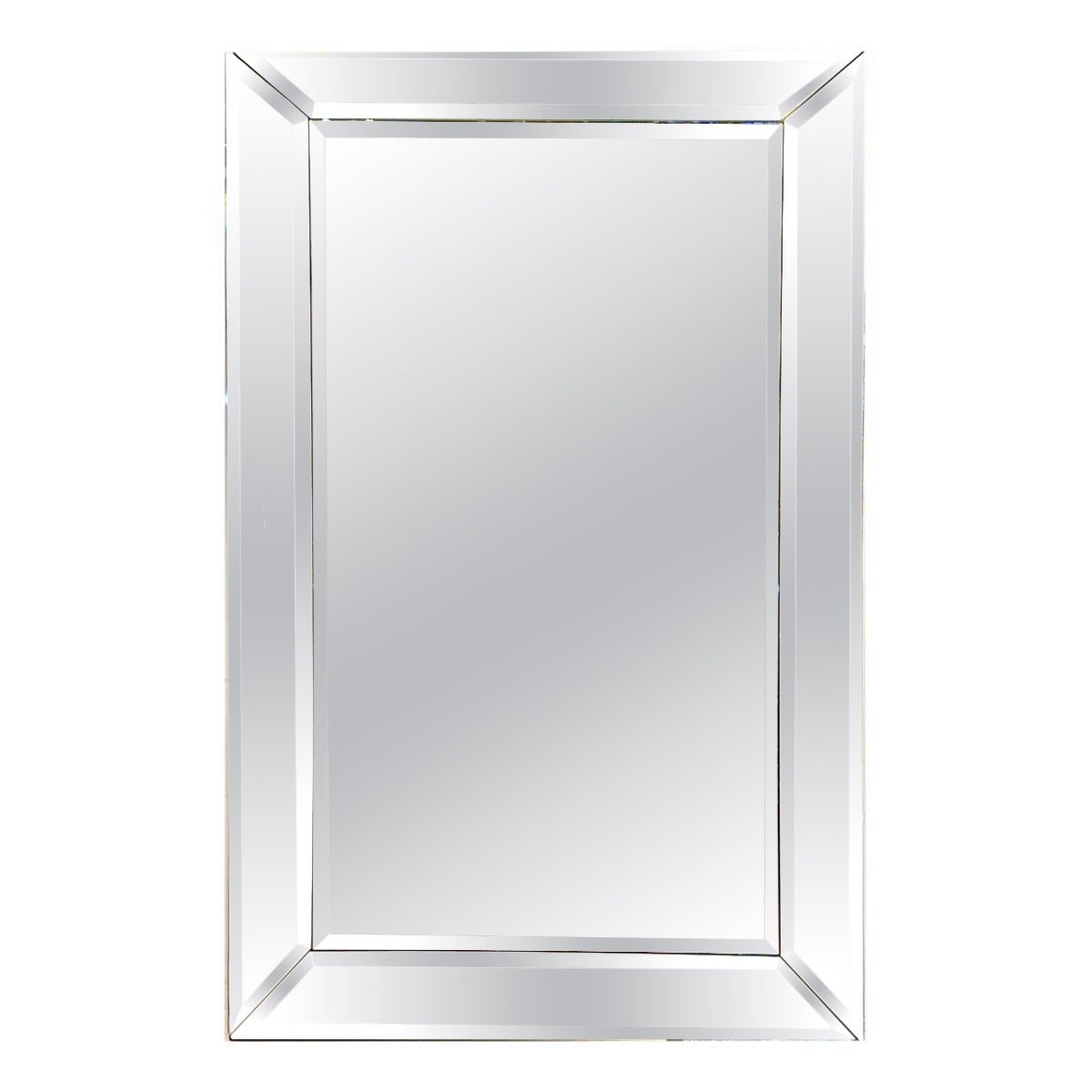 Vintage Midcentury French Beveled Mirror
