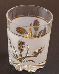 Seau à glace vintage en verre dépoli Italie, années 1960