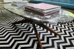 Vintage Midcentury German Marble Coffee Table
