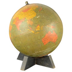 Vintage Midcentury Globe by Johnston & Bacon, circa 1950