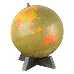 Vintage Midcentury Globe by Johnston & Bacon, circa 1950