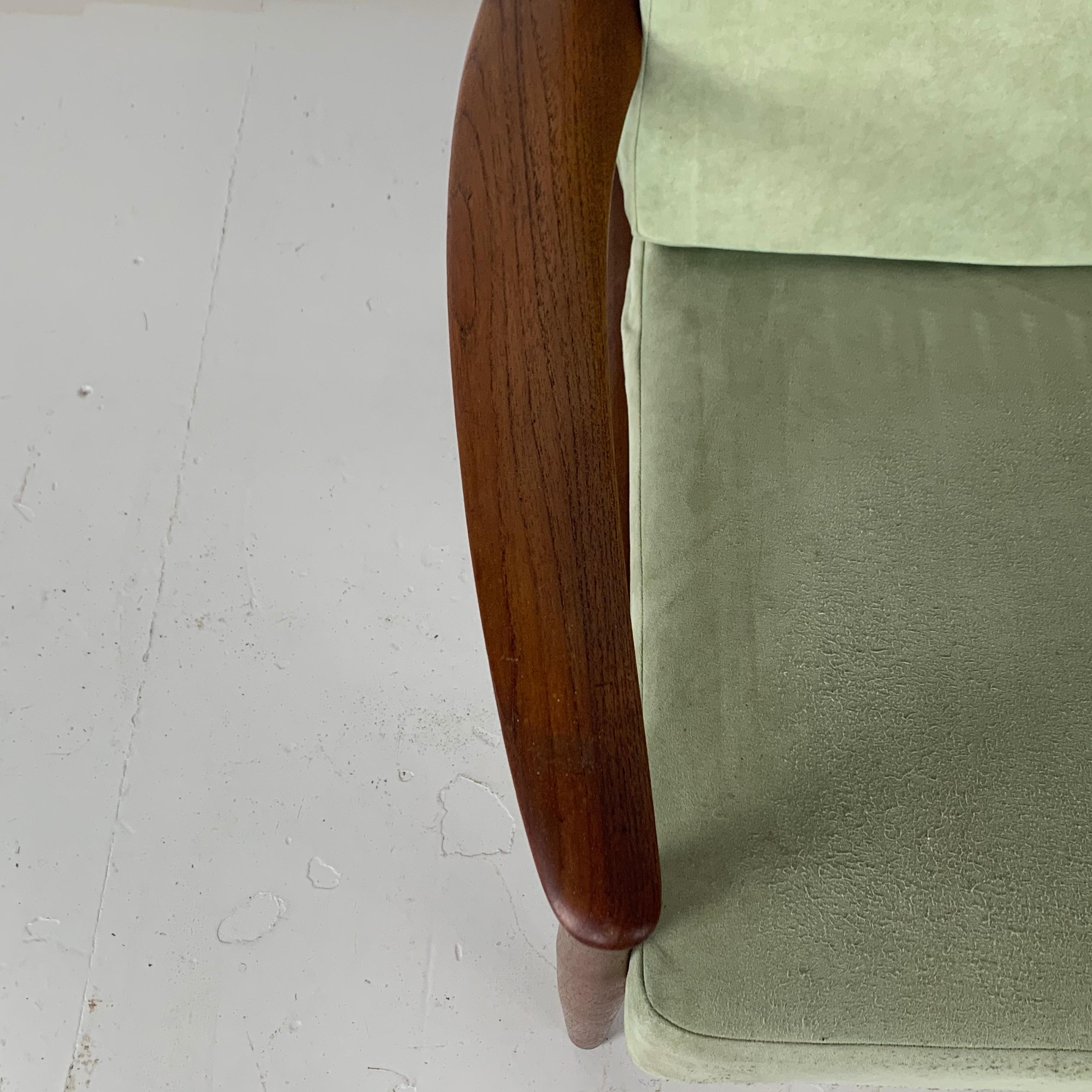 Danish Vintage Midcentury Grete Jalk for France and Son Teak Lounge Chair For Sale