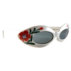 Vintage Midcentury Hand Painted Frame Made in Japan 1960's Sunglasses