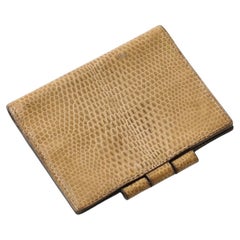 Vintage Midcentury Hermès Lizard Pocket Agenda