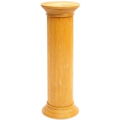 Vintage Midcentury Italian Bamboo Pedestal