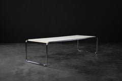 Vintage MidCentury Italian Modern Laccio Kiga Low Coffee Table by Marcel Breuer