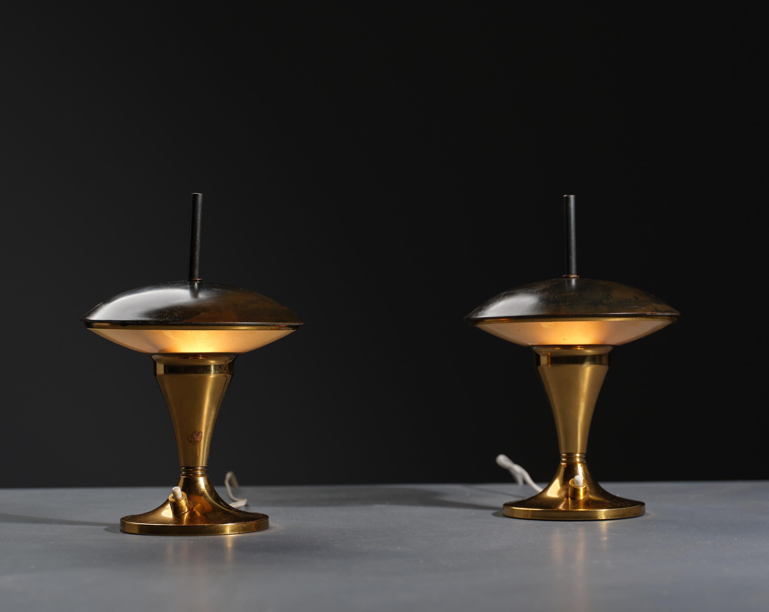 Mid-Century Modern Vintage Midcentury Italian Table Lamps - Retro4M Restyled For Sale