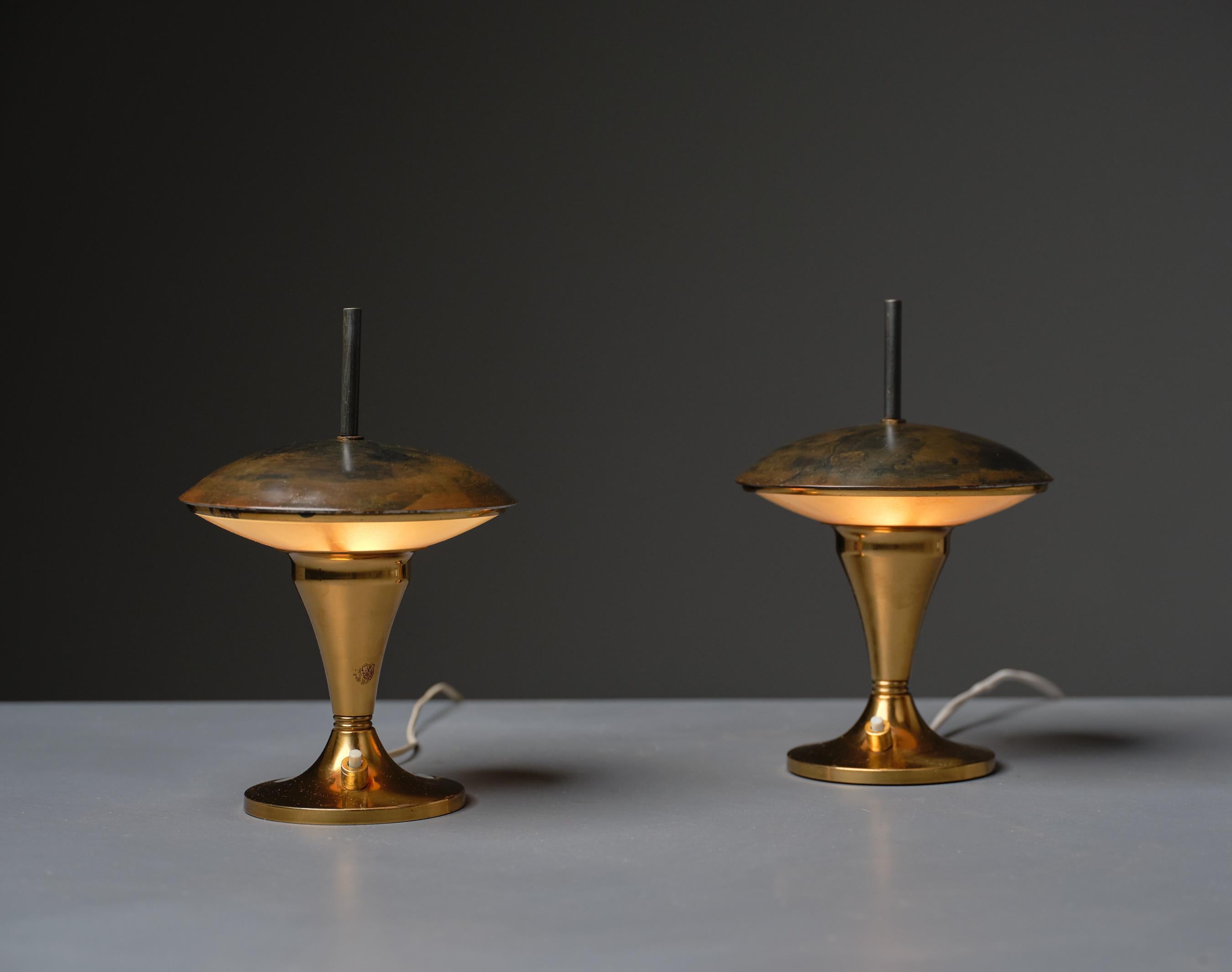 Vintage Midcentury Italian Table Lamps - Retro4M Restyled For Sale 2
