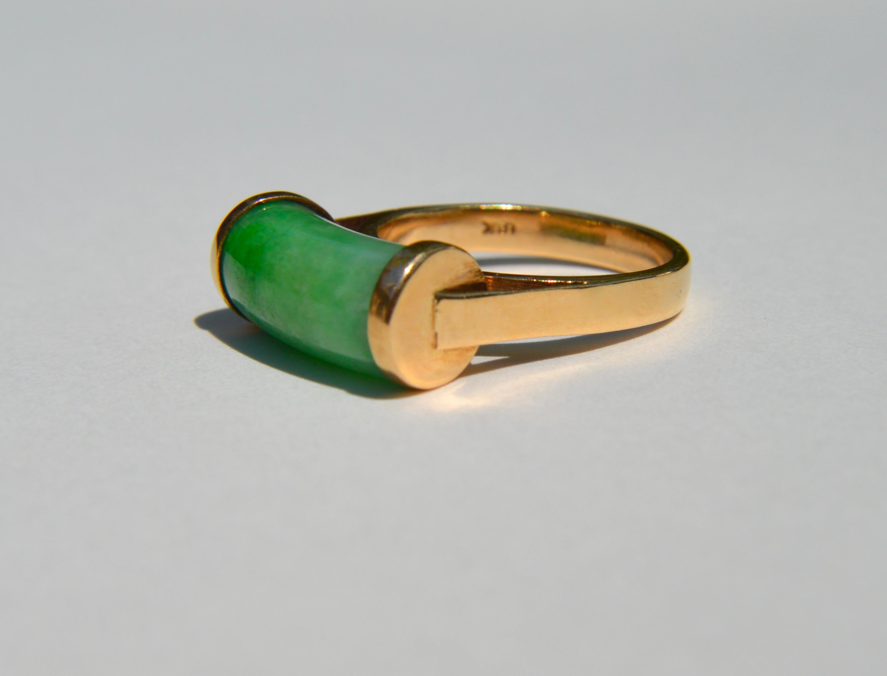 jade bar ring