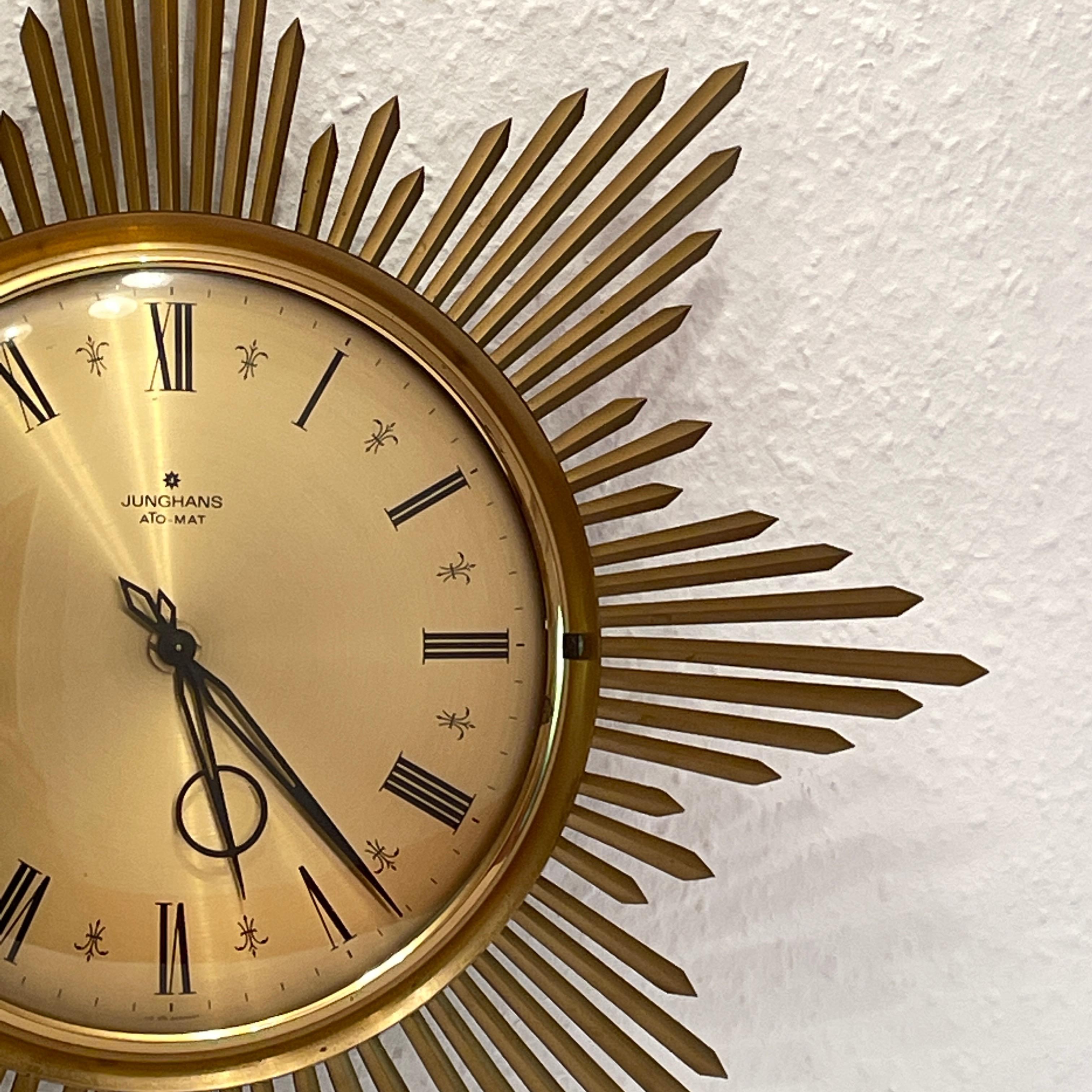 starburst clock vintage