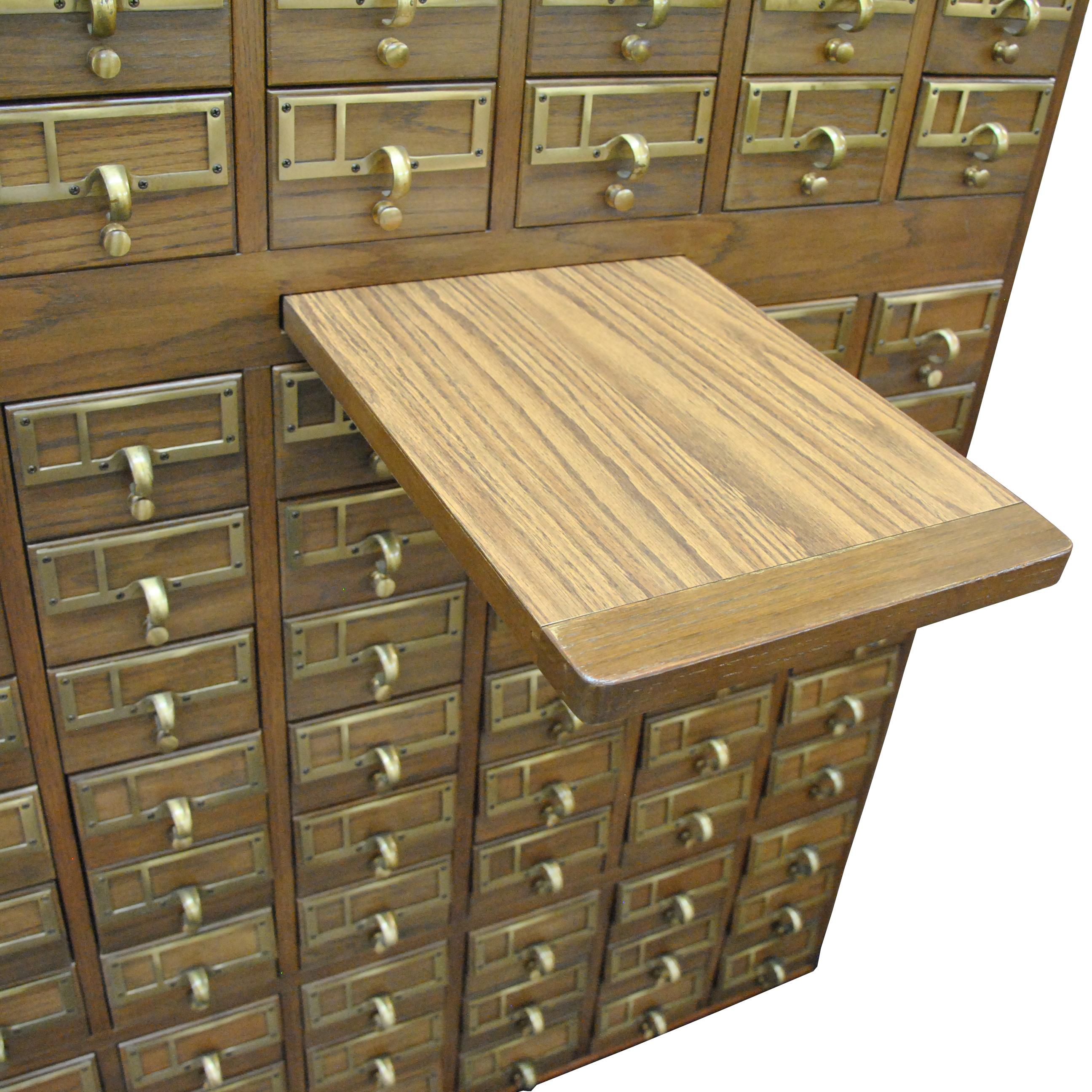 library file card cabinet