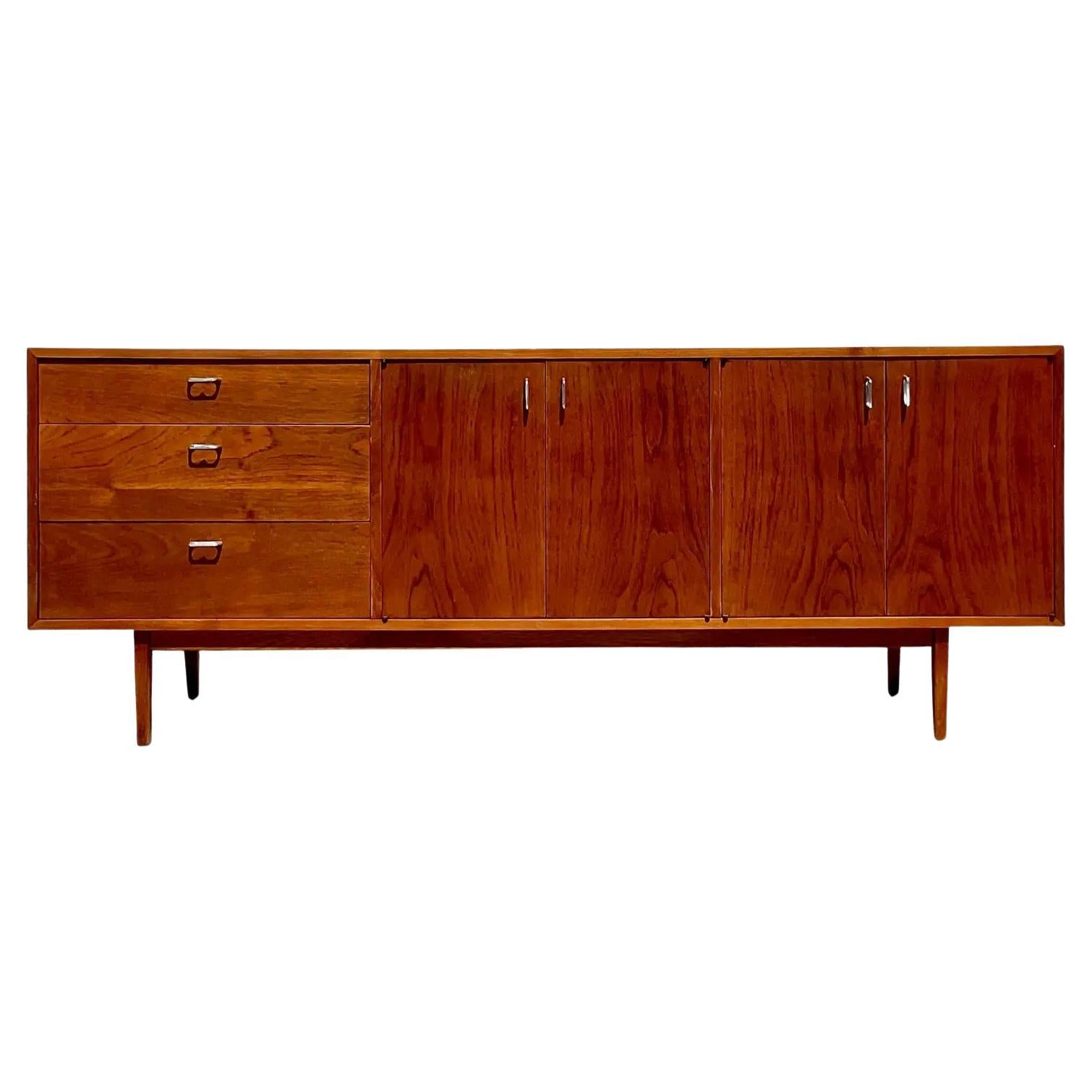 Vintage Midcentury Long Credenza at 1stDibs vintage credenza