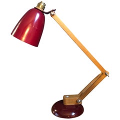 Vintage Midcentury Maclamp by Terence Conran Desk Lamp in Pastel Green