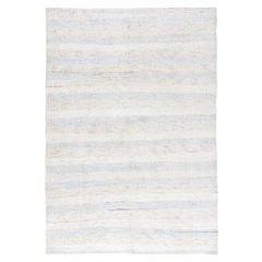 Tappeto Vintage Midcentury Minimalista a trama piatta