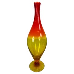 Moderne Ambarina-Vase aus der Mitte des Jahrhunderts, Knospen, Vase von Wayne Husted für Blenko