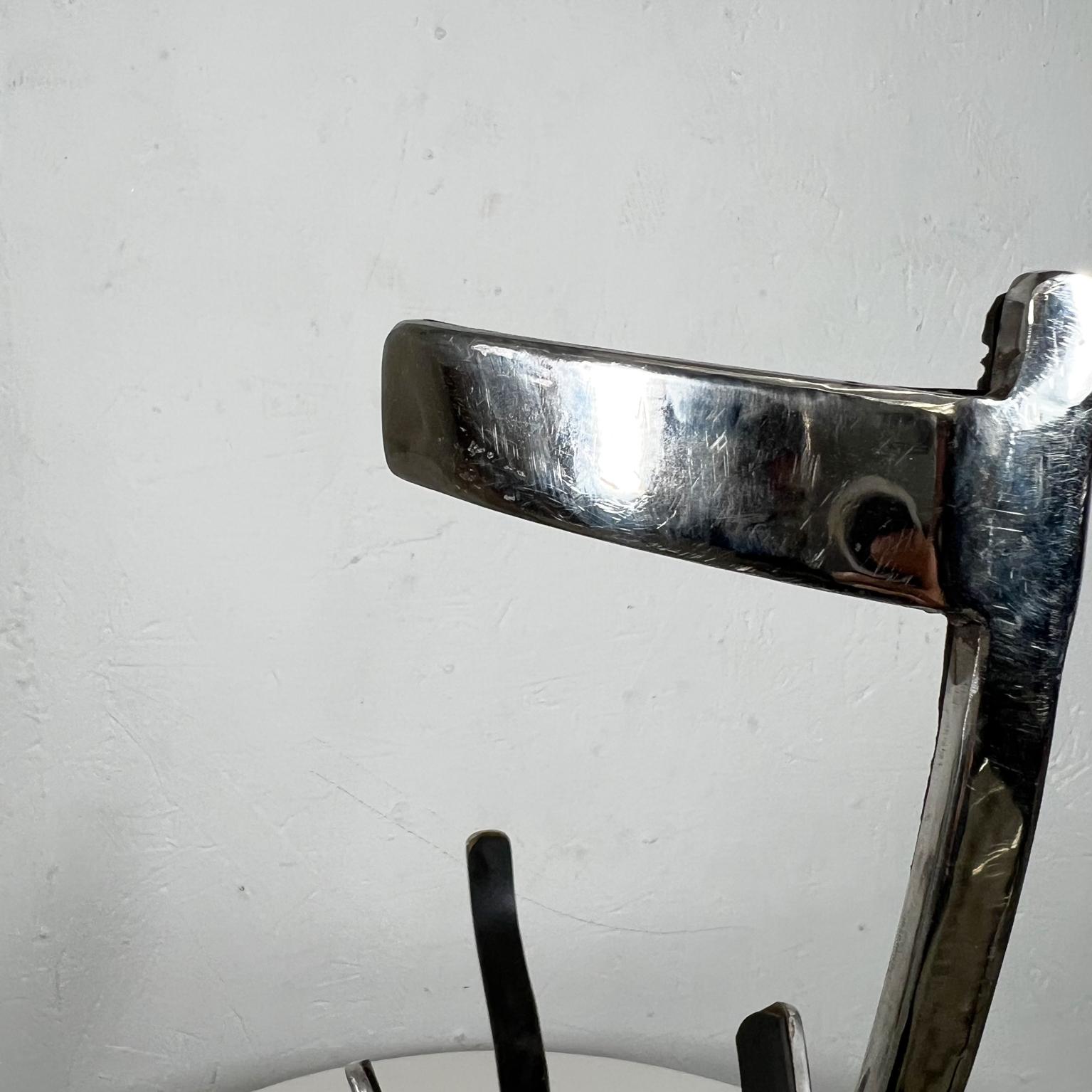 1970s Vintage Chrome Saxaphone Holder Music Stand For Sale 1