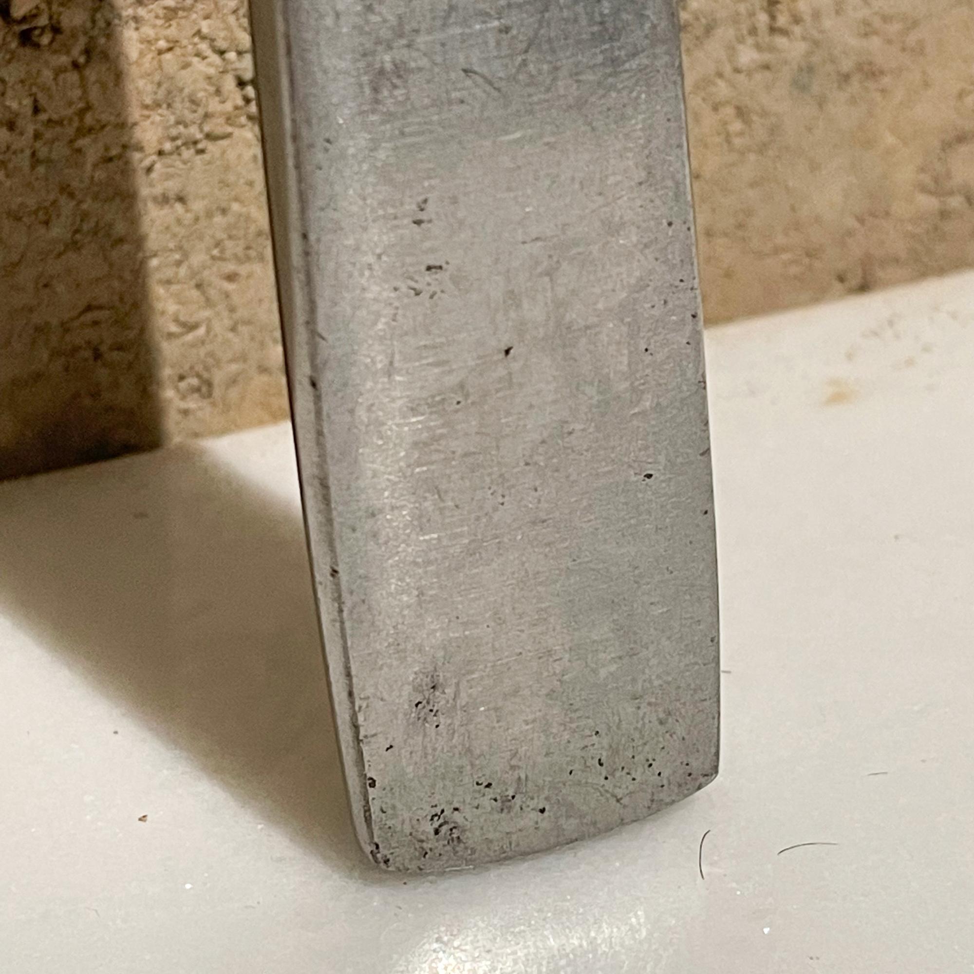 Vintage Midcentury Modern Stainless Steel Bread Knife Stamped Capri Italy In Good Condition For Sale In Chula Vista, CA