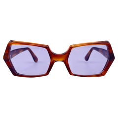 Vintage Midcentury Morel Tortoise Sunglasses 1960 Made in France
