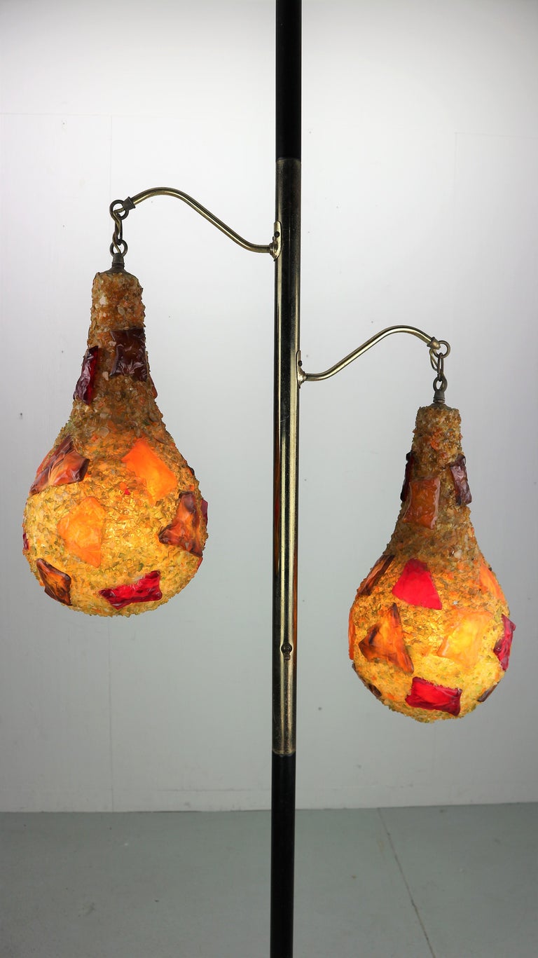 Vintage floor to ceiling best sale tension pole lamp