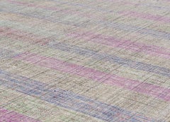 Vintage Midcentury Pelas Flat-Weave Rug