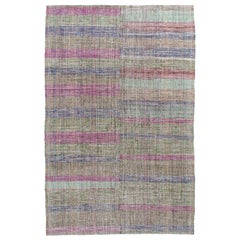 Vintage Midcentury Pelas Flat-Weave Rug