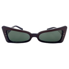 Vintage Midcentury Perl Mask Metallic Bronze 
Black Sunglasses 1960
s France