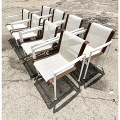 Vintage Midcentury Richard Schultz 1966 Series Dining Chairs - Set of 8
