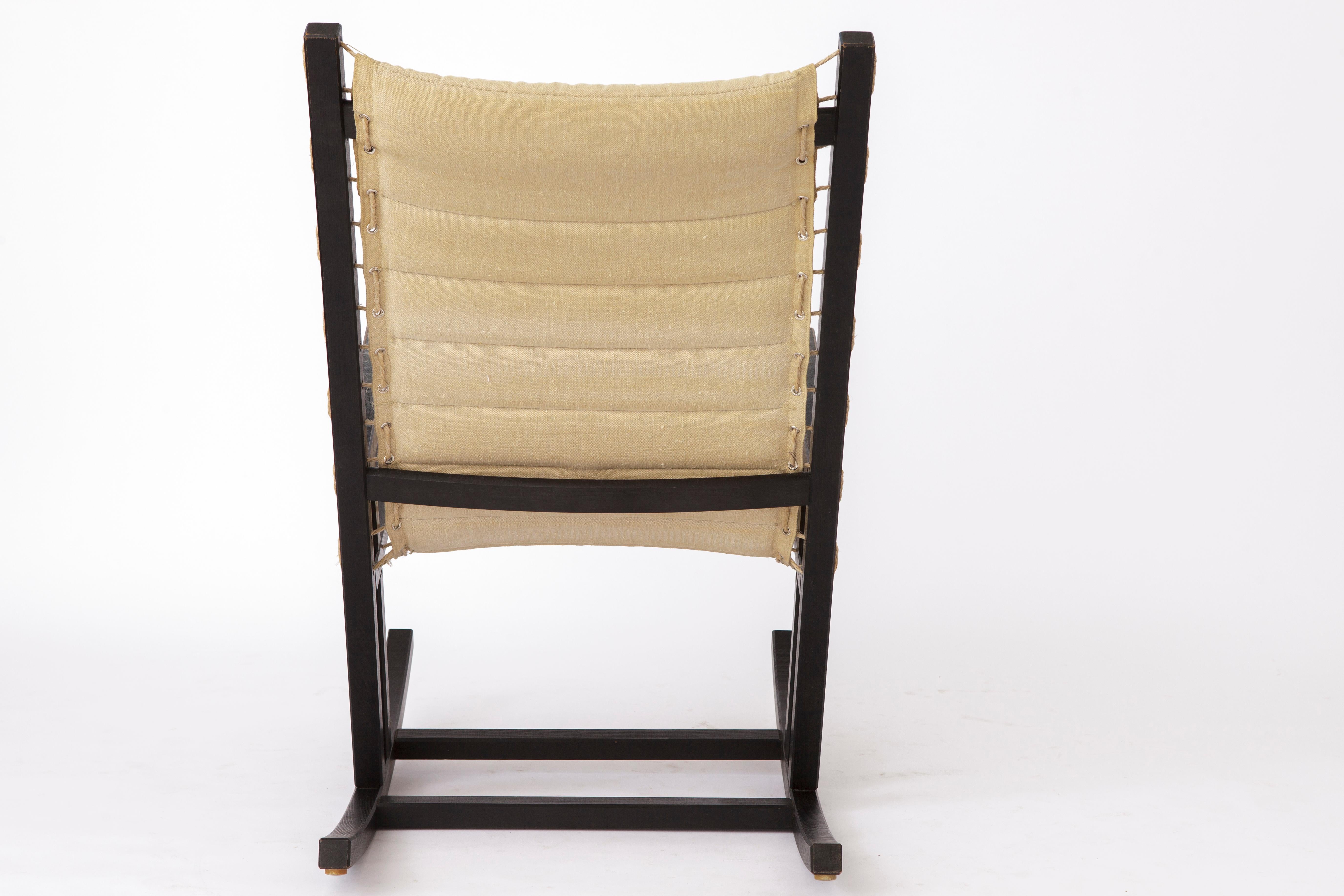 Vintage Midcentury Rocking chair 1960s by Casala, Germany For Sale 1