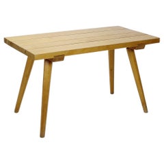 Vintage Midcentury Rustic Plank Coffee Table, Hungary, 1950