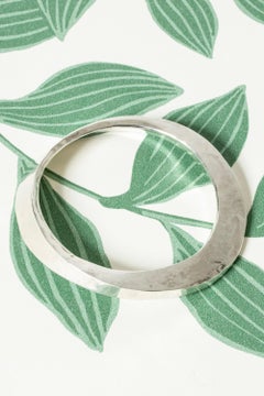 Silberarmband aus der Mitte des Jahrhunderts von Rey Urban, Schweden, 1989