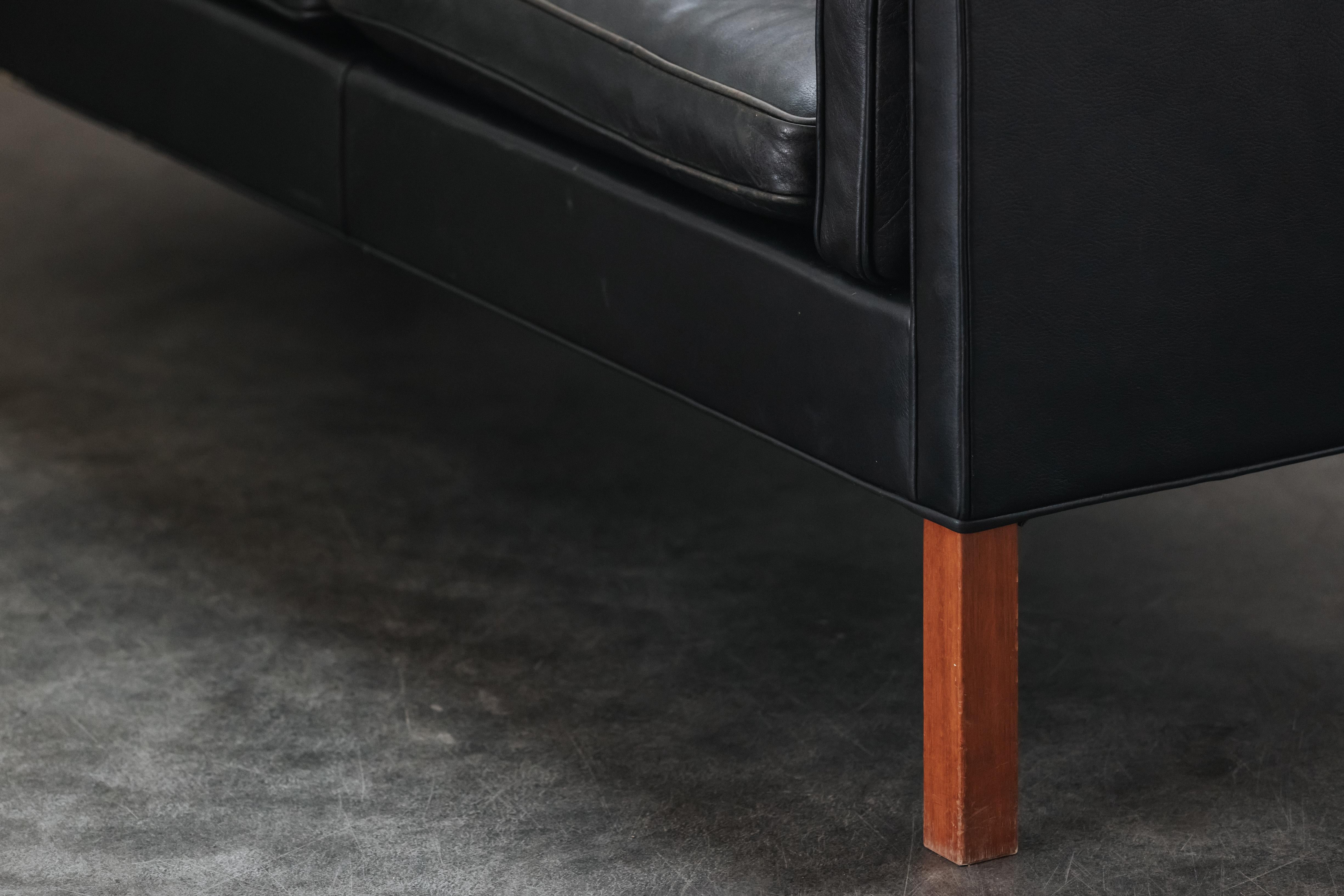 Late 20th Century Vintage Midcentury Sofa Designed by Børge Mogensen, Model 2213, Denmark, 1970s
