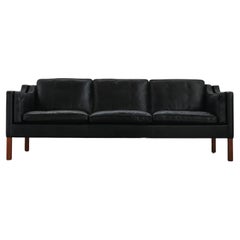 Vintage Midcentury Sofa Designed by Børge Mogensen, Model 2213, Denmark, 1970s