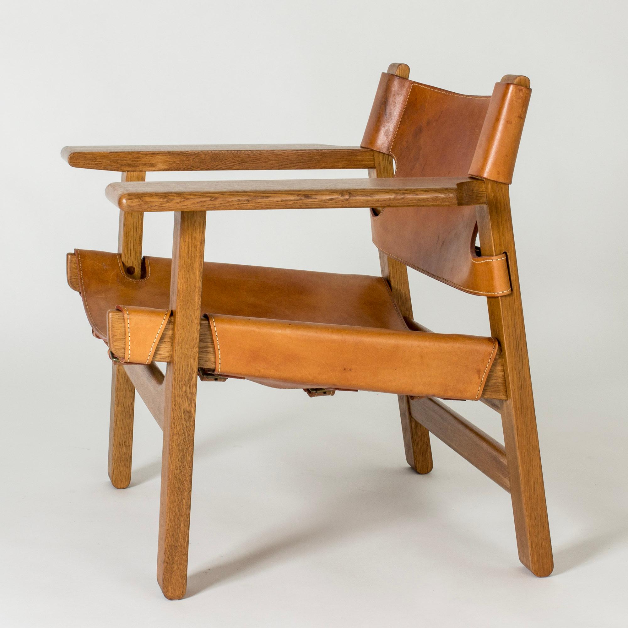 Chaises espagnoles vintage du milieu du siècle par Børge Mogensen, Danemark, années 1960 en vente 2