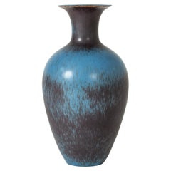 Vintage Midcentury Stoneware Floor Vase by Gunnar Nylund, Sweden, 1940s