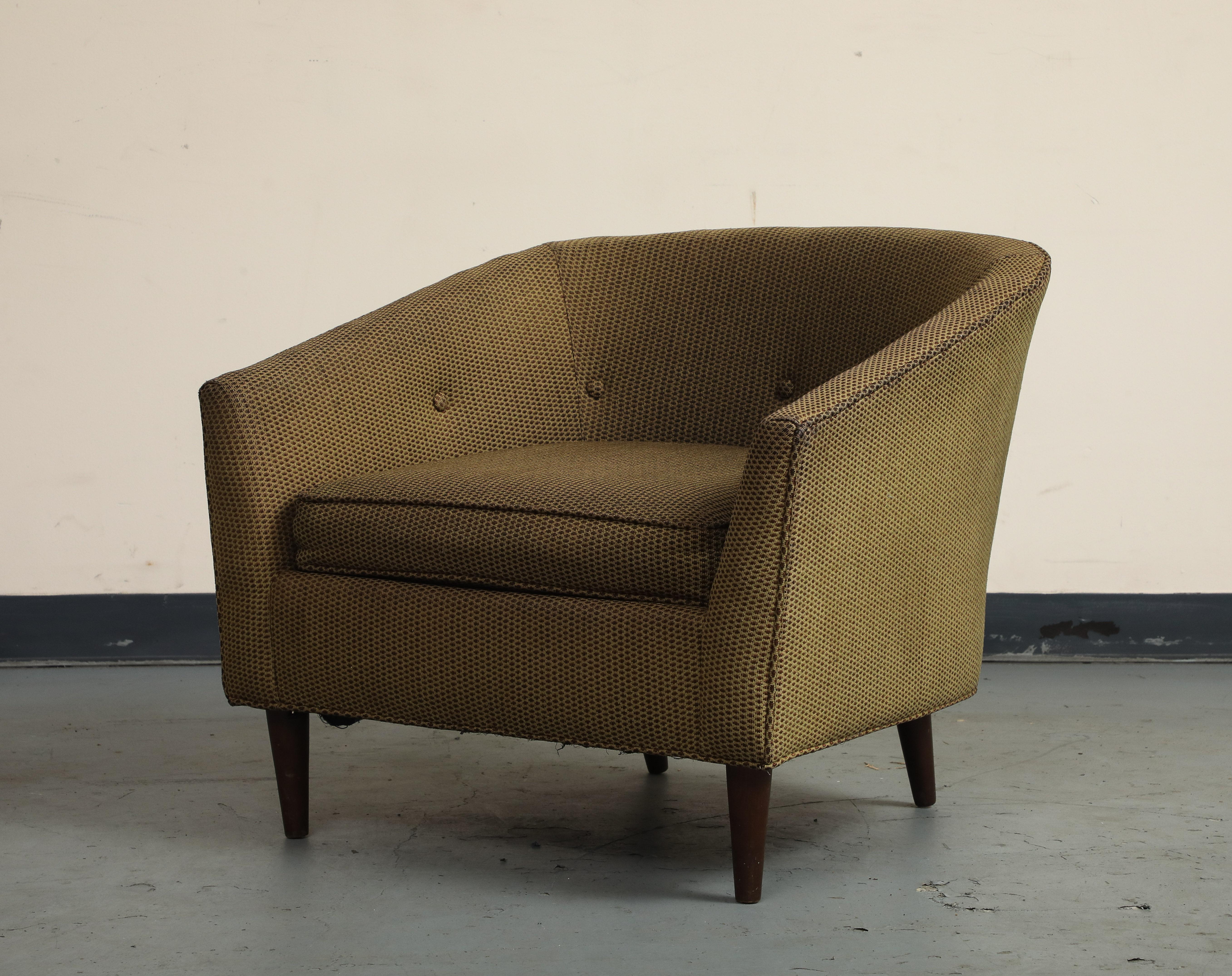 Vintage Midcentury Style Italian Lounge Chair im Angebot 6