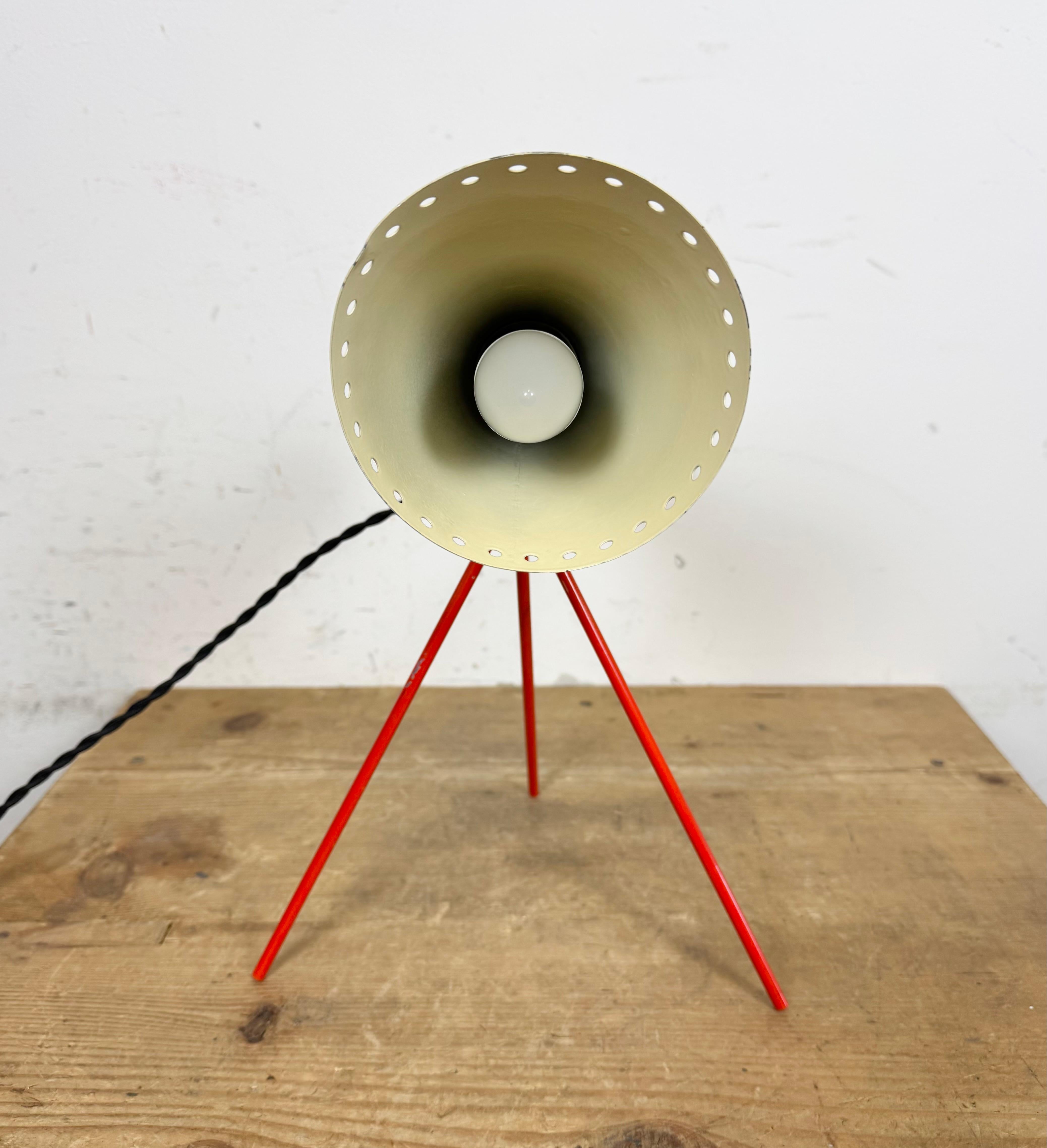 Vintage Midcentury Table Lamp by Josef Hůrka for Napako, 1950s For Sale 3