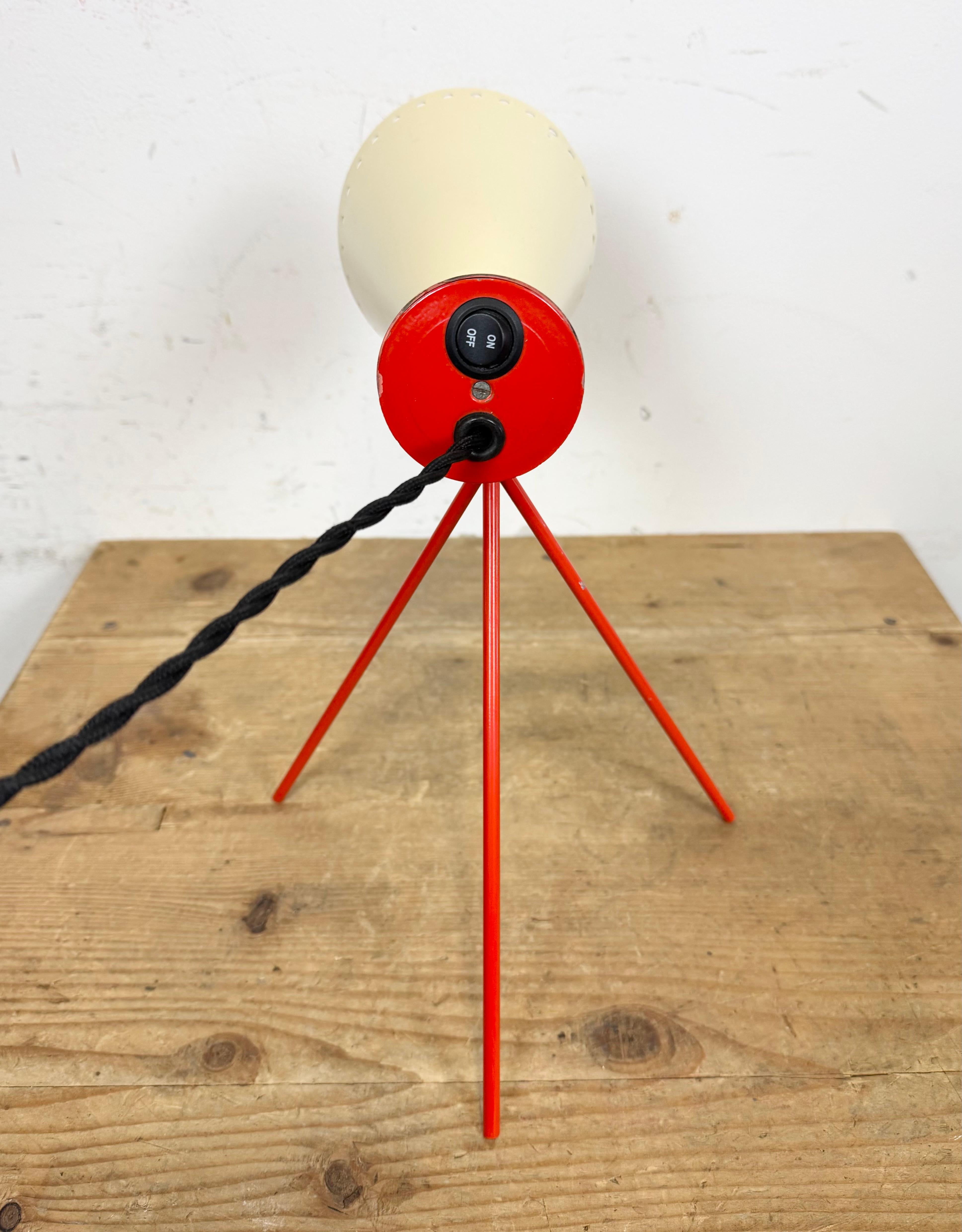 Vintage Midcentury Table Lamp by Josef Hůrka for Napako, 1950s For Sale 4