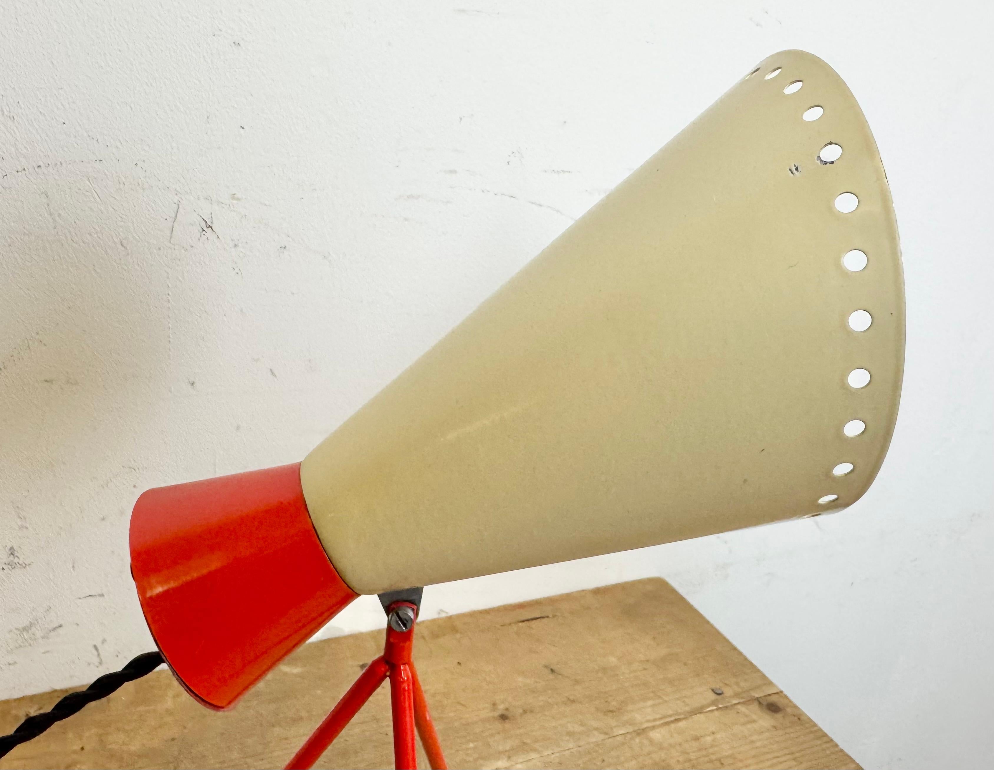 Vintage Midcentury Table Lamp by Josef Hůrka for Napako, 1950s For Sale 5