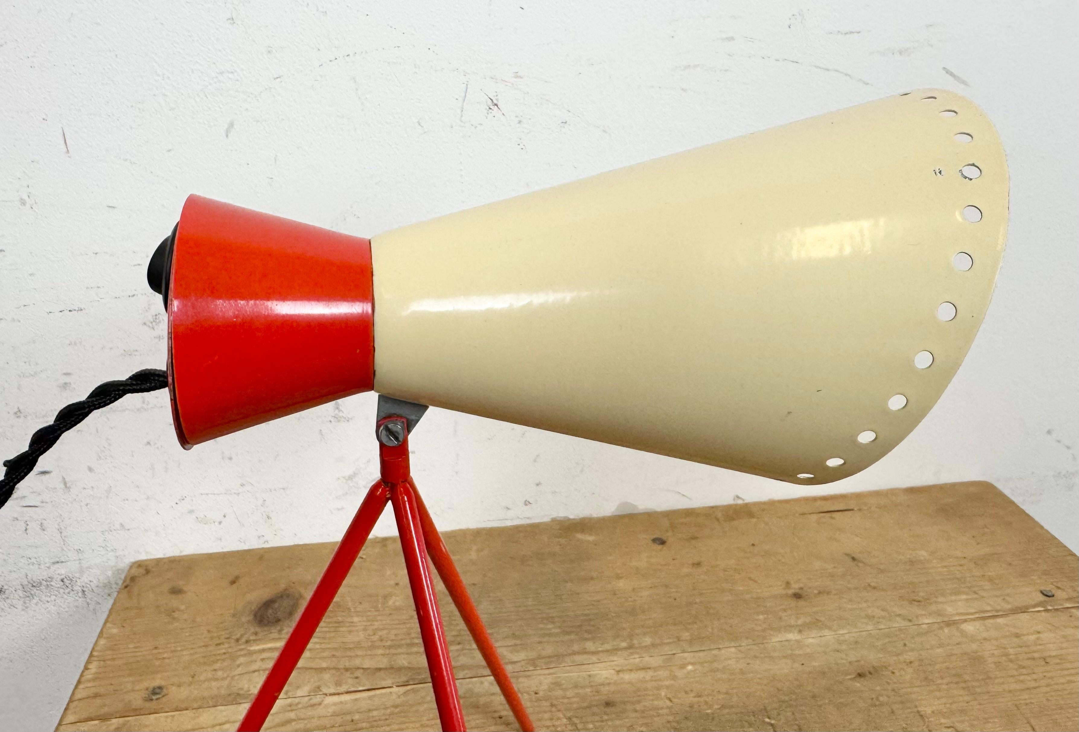Vintage Midcentury Table Lamp by Josef Hůrka for Napako, 1950s For Sale 6