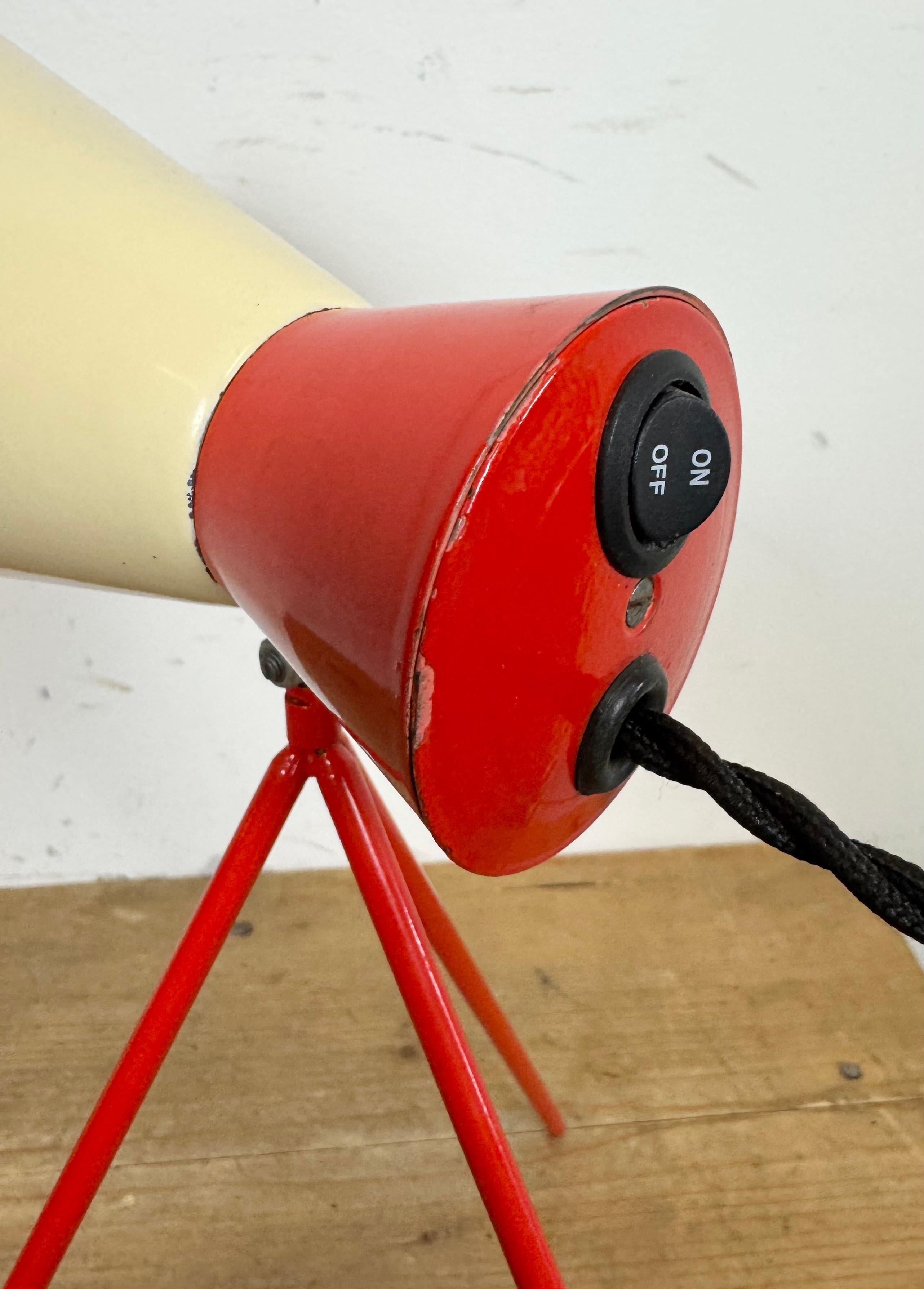 Vintage Midcentury Table Lamp by Josef Hůrka for Napako, 1950s For Sale 10
