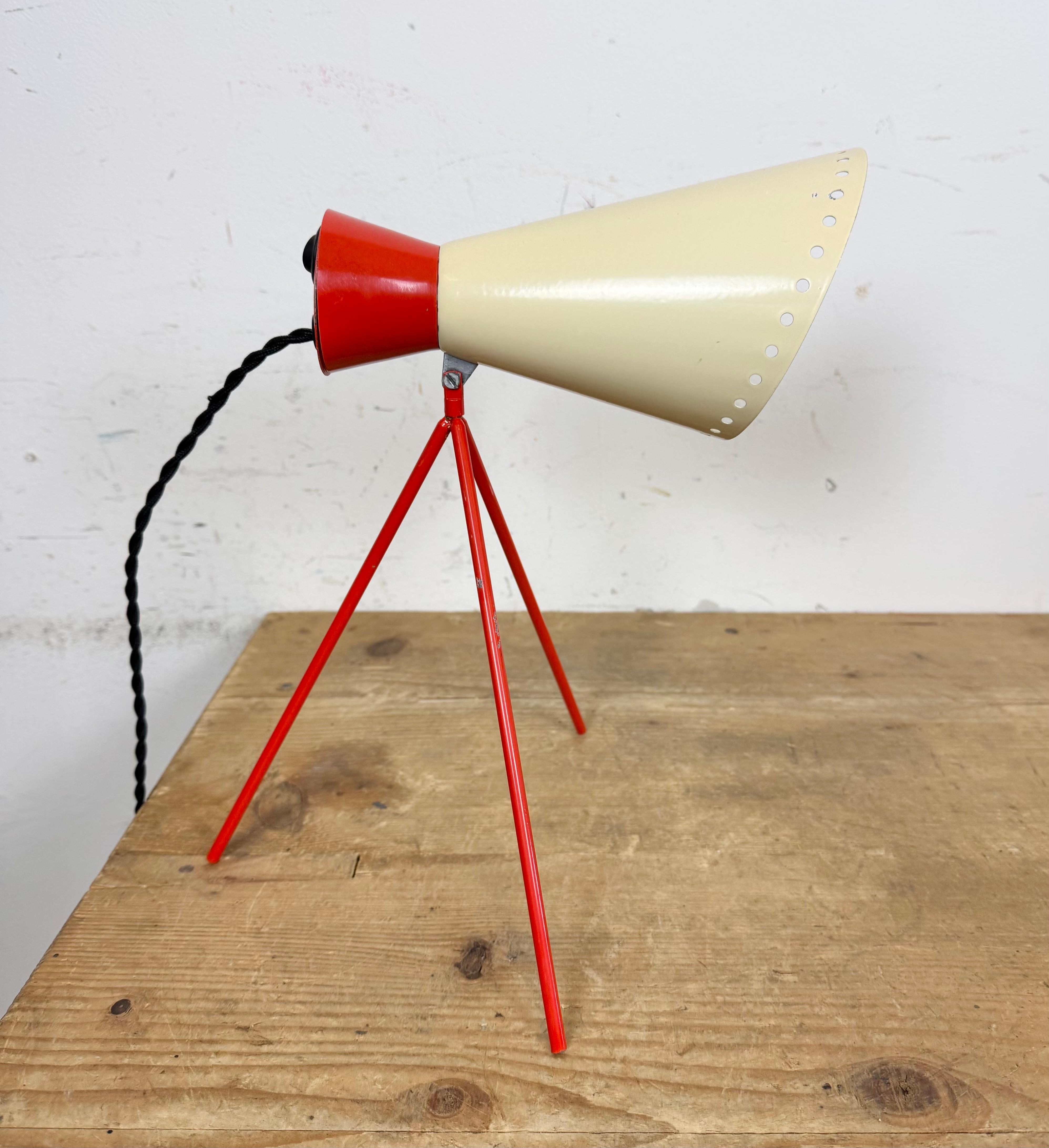 20th Century Vintage Midcentury Table Lamp by Josef Hůrka for Napako, 1950s For Sale