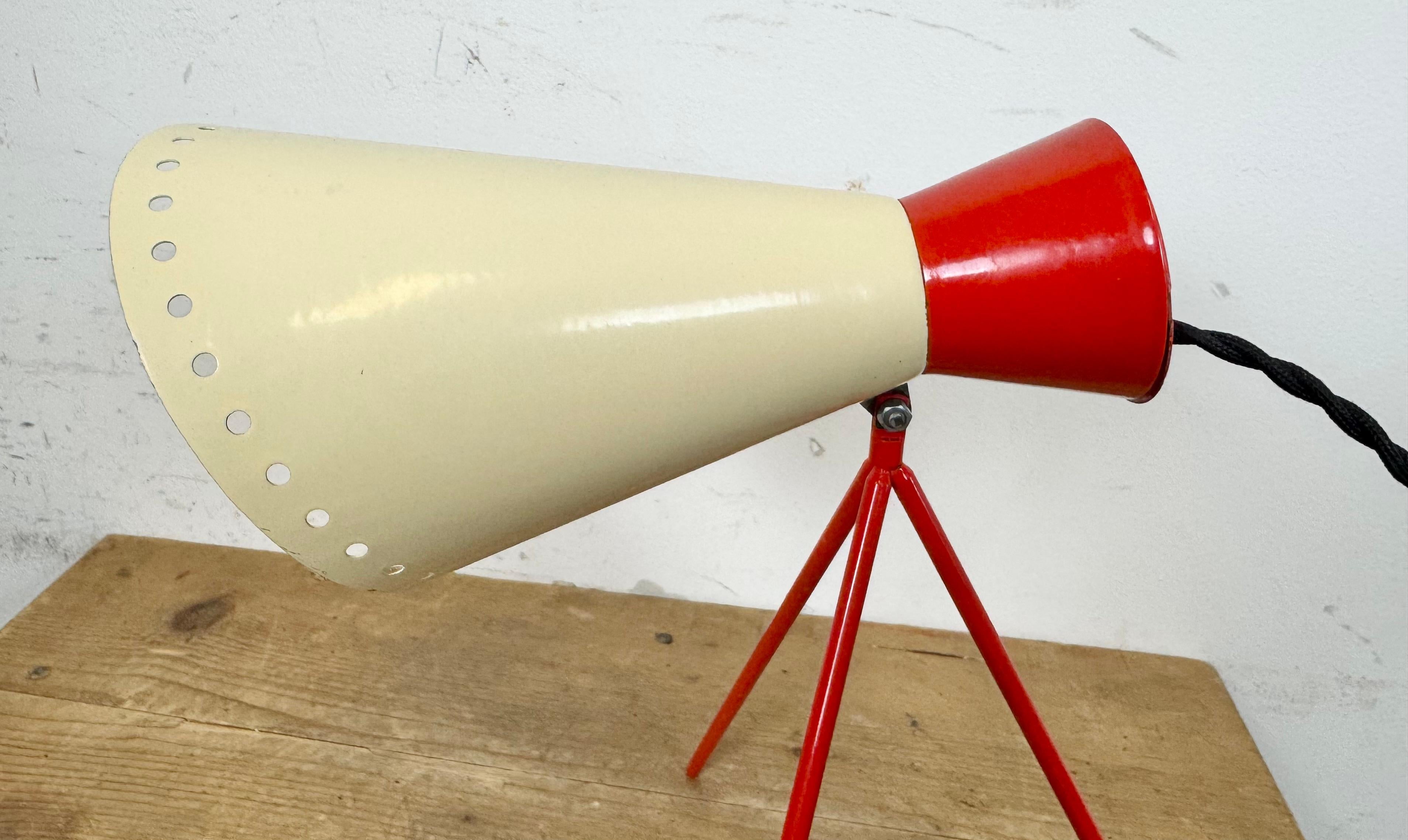 Vintage Midcentury Table Lamp by Josef Hůrka for Napako, 1950s For Sale 2