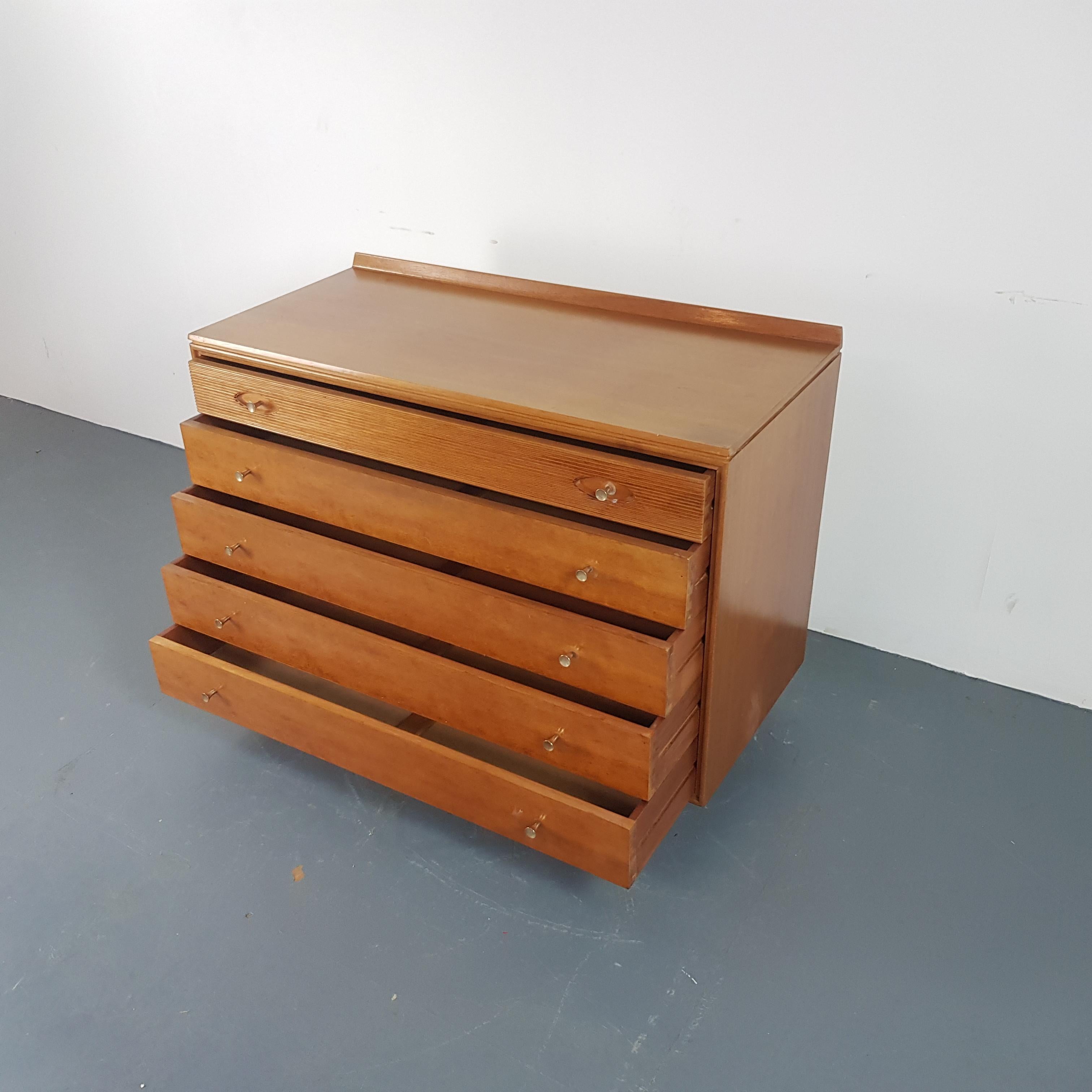 Vintage Midcentury Teak Chest of Drawers by Robert Heritage for Archie Shine For Sale 1