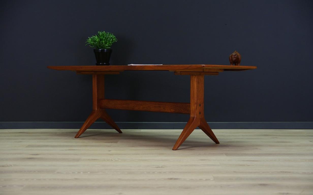 Mid-Century Modern Vintage Midcentury Teak Coffee Table Danish Design, 1970s For Sale